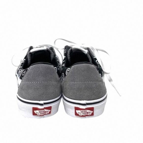 VANS Sk8-Low Shoe Suede Casual Paisley Gray Sneakers VN0A5KXDBGJ Skate Women For - Picture 8 of 11
